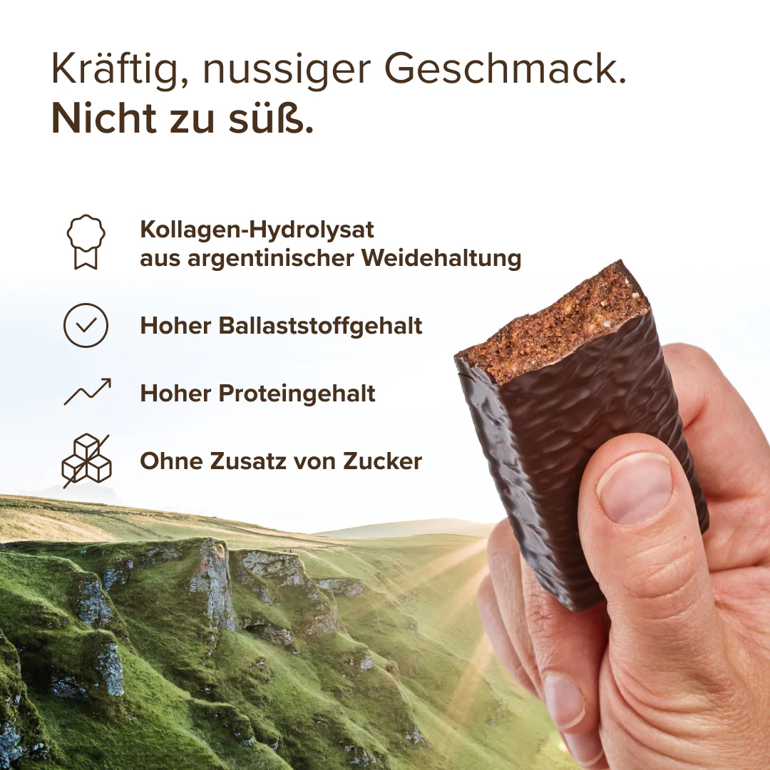 Collagen Bar Dark Chocolate Almond - Image 2